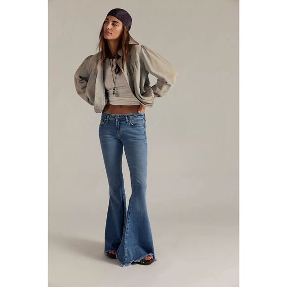 Free People Denim - Free People We The Free Emre Low-Rise Flare Jeans